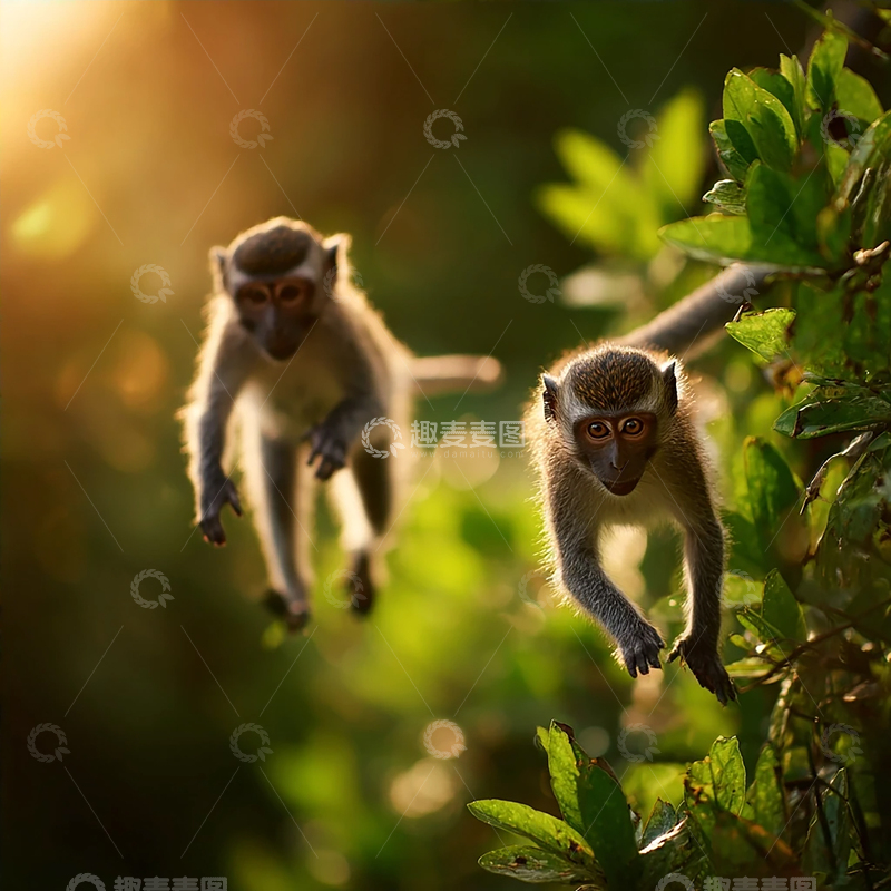 高清大图下载【趣麦麦图】森林深处的孤独守望者