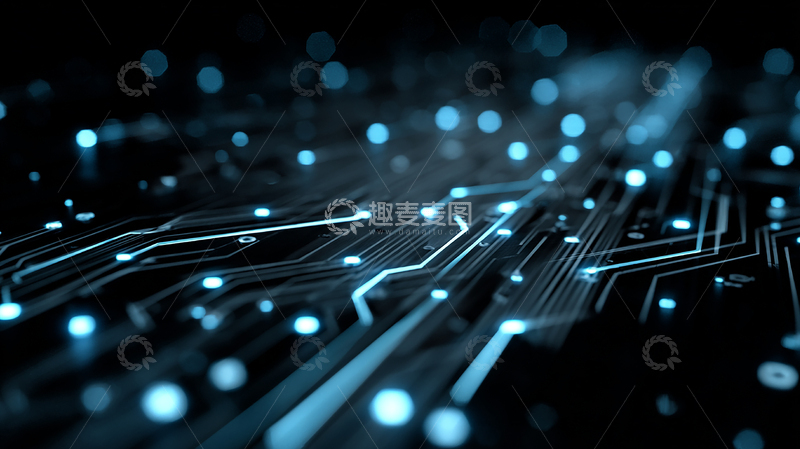 高清大图下载【趣麦麦图】科技未来的暗影之舞