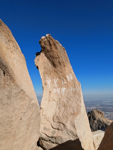 山峰石刻风光摄影