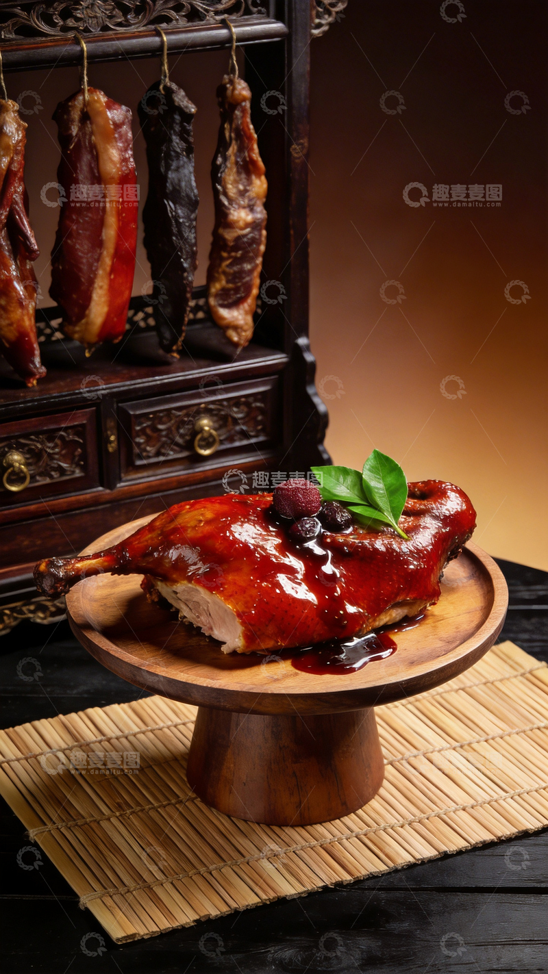 高清大图下载【趣麦麦图】广式酸梅烧鹅4