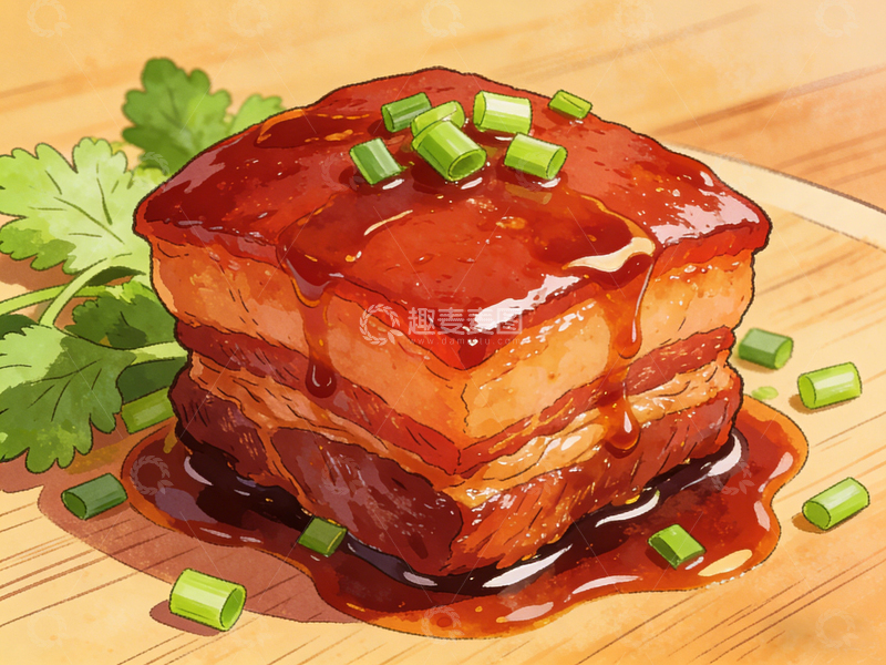 高清大图下载【趣麦麦图】红烧肉美食图