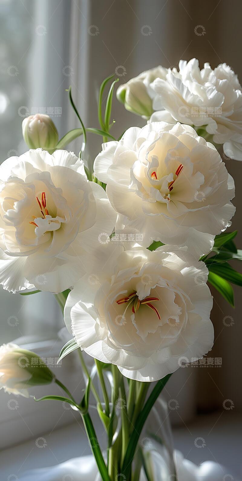 高清大图下载【趣麦麦图】治愈系ins风牡丹花壁纸1