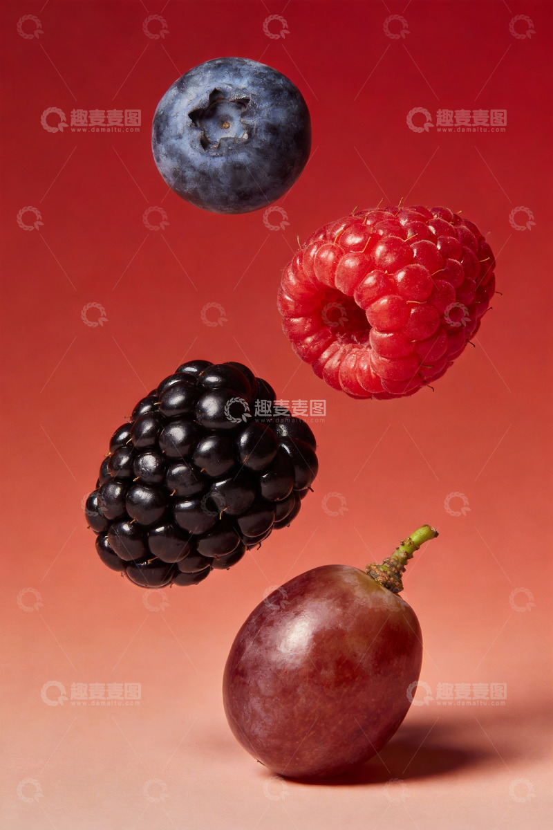 高清大图下载【趣麦麦图】极简暖红西自然食材美学摄影1