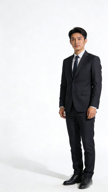 商务男士全身像肖像摄影