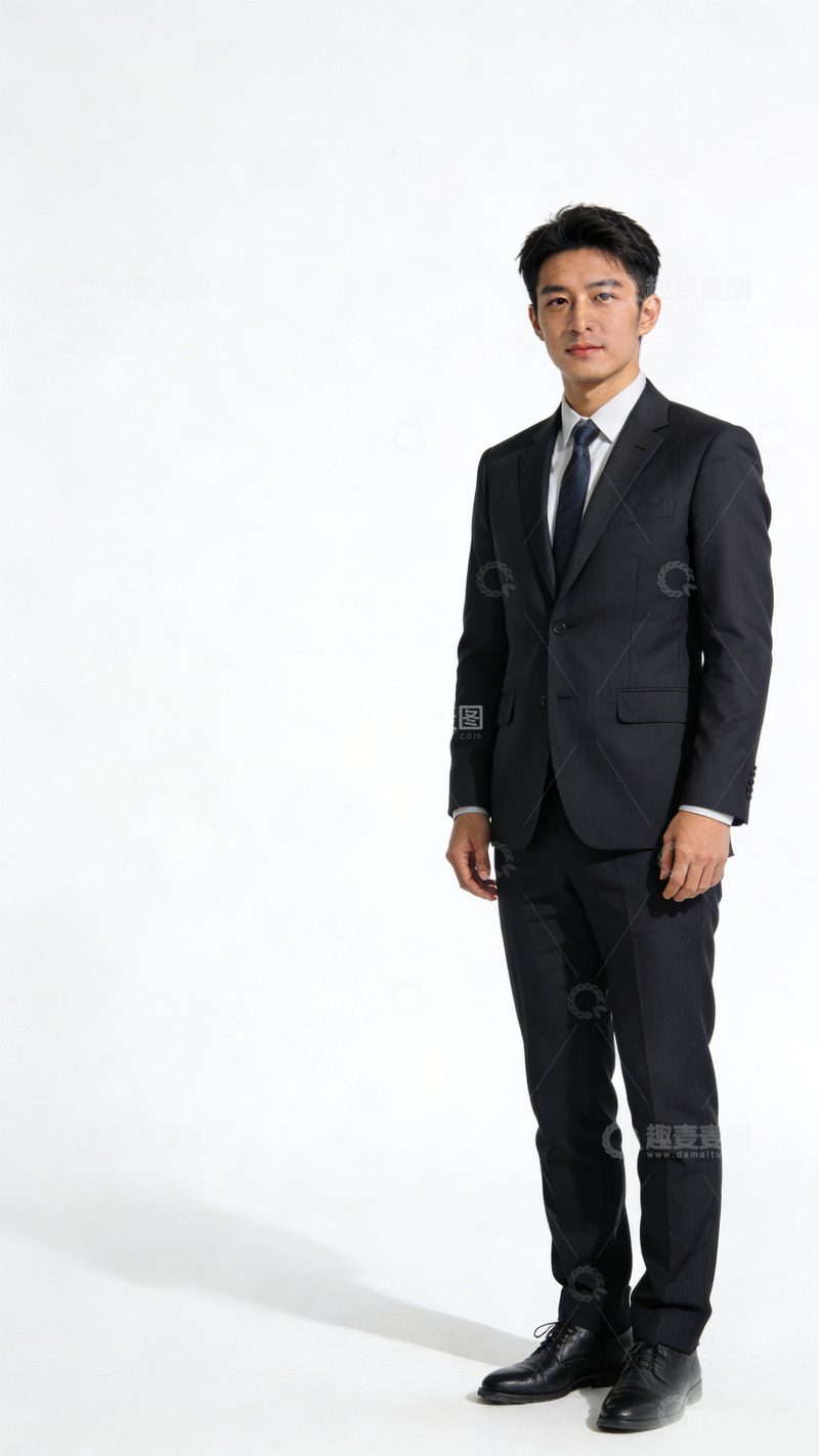 高清大图下载【趣麦麦图】商务男士全身像肖像摄影