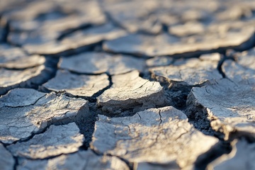 干裂的大地土块