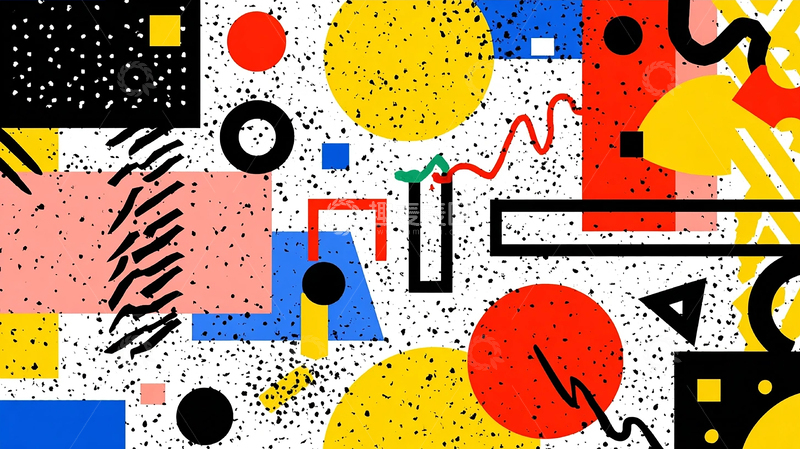 高清大图下载【趣麦麦图】现代几何抽象艺术奇观