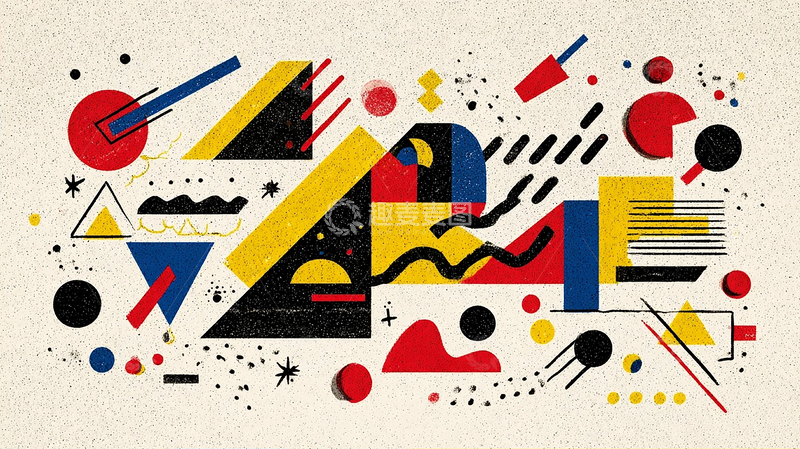 高清大图下载【趣麦麦图】艺术的几何梦境奇想