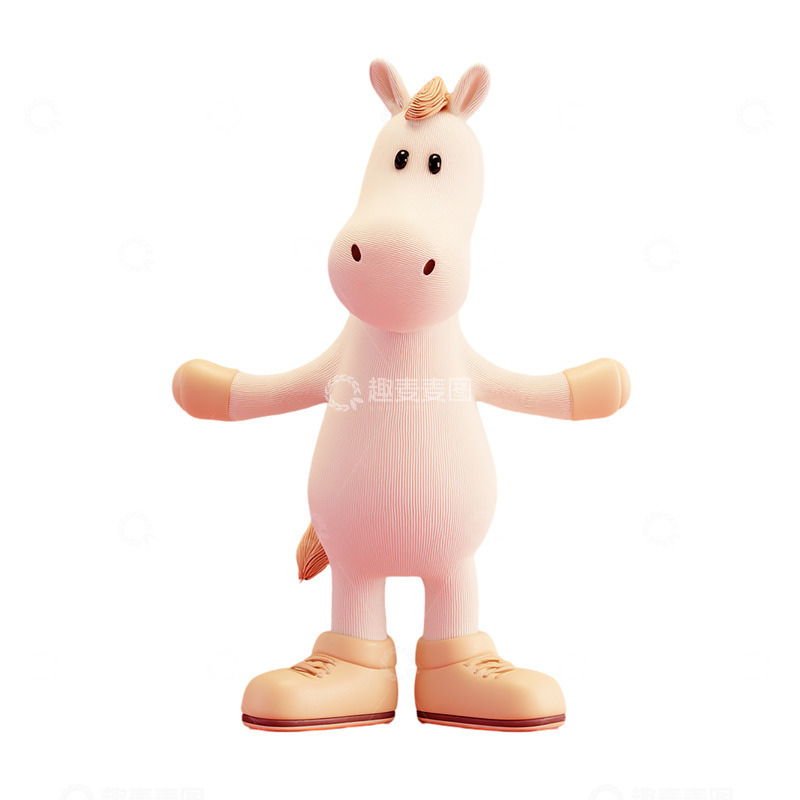 高清大图下载【趣麦麦图】可爱卡通独角兽玩偶