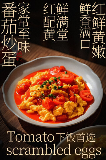 番茄炒蛋经典美味家常菜