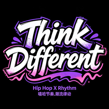 潮流英文涂鸦字体设计1