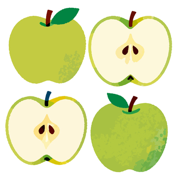苹果插画设计素材