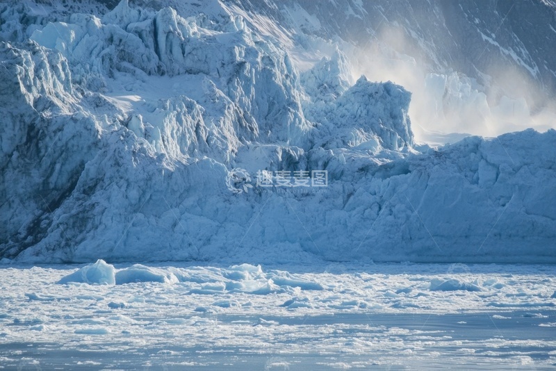 高清大图下载【趣麦麦图】冬季雪地远山自然美景