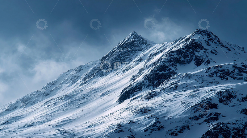 高清大图下载【趣麦麦图】冰雪之巅的绝美奇观