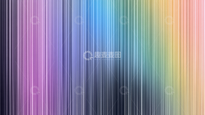 高清大图下载【趣麦麦图】彩虹色渐变条纹背景