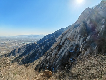 山岳风光岩石景观摄影图片
