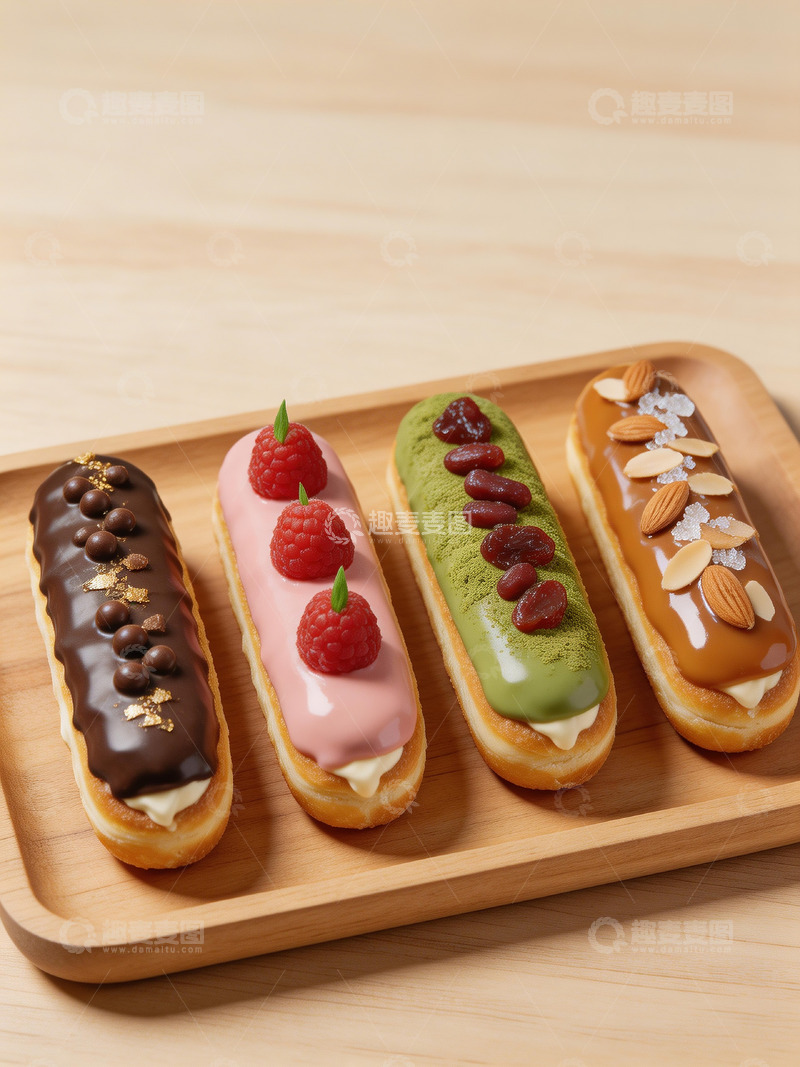 高清大图下载【趣麦麦图】4款闪电泡芙4