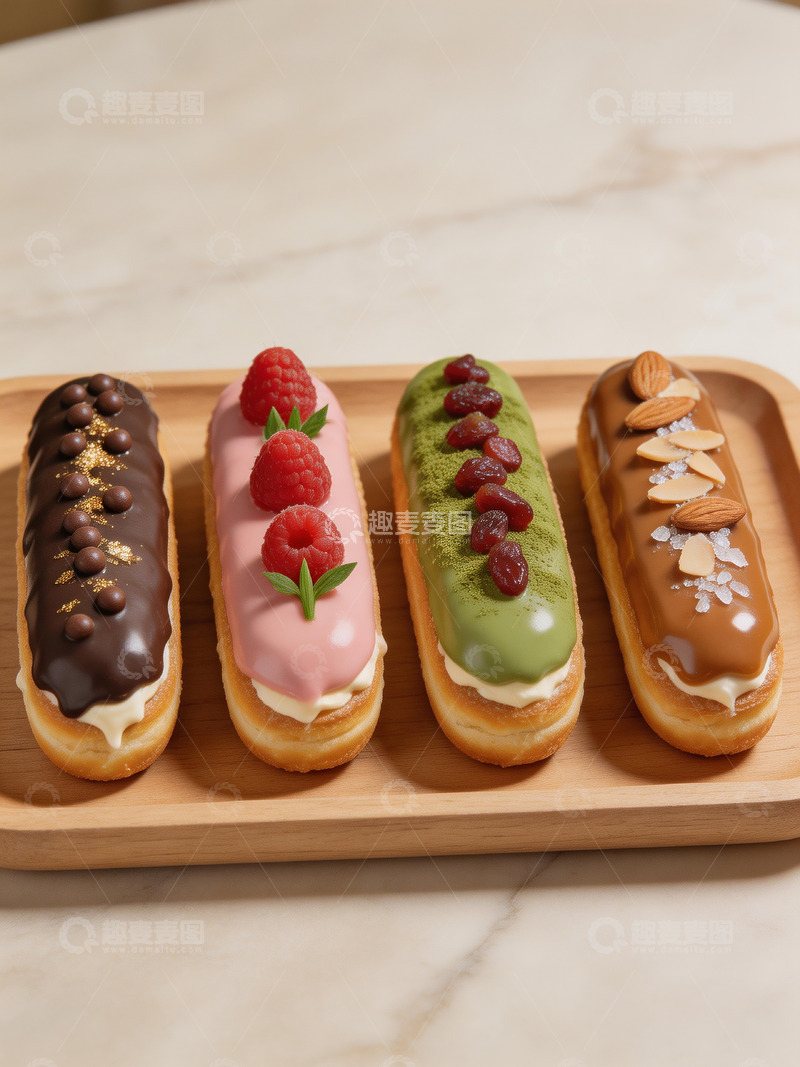 高清大图下载【趣麦麦图】4款闪电泡芙3