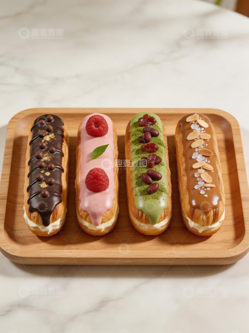 高清大图下载【趣麦麦图】4款闪电泡芙2