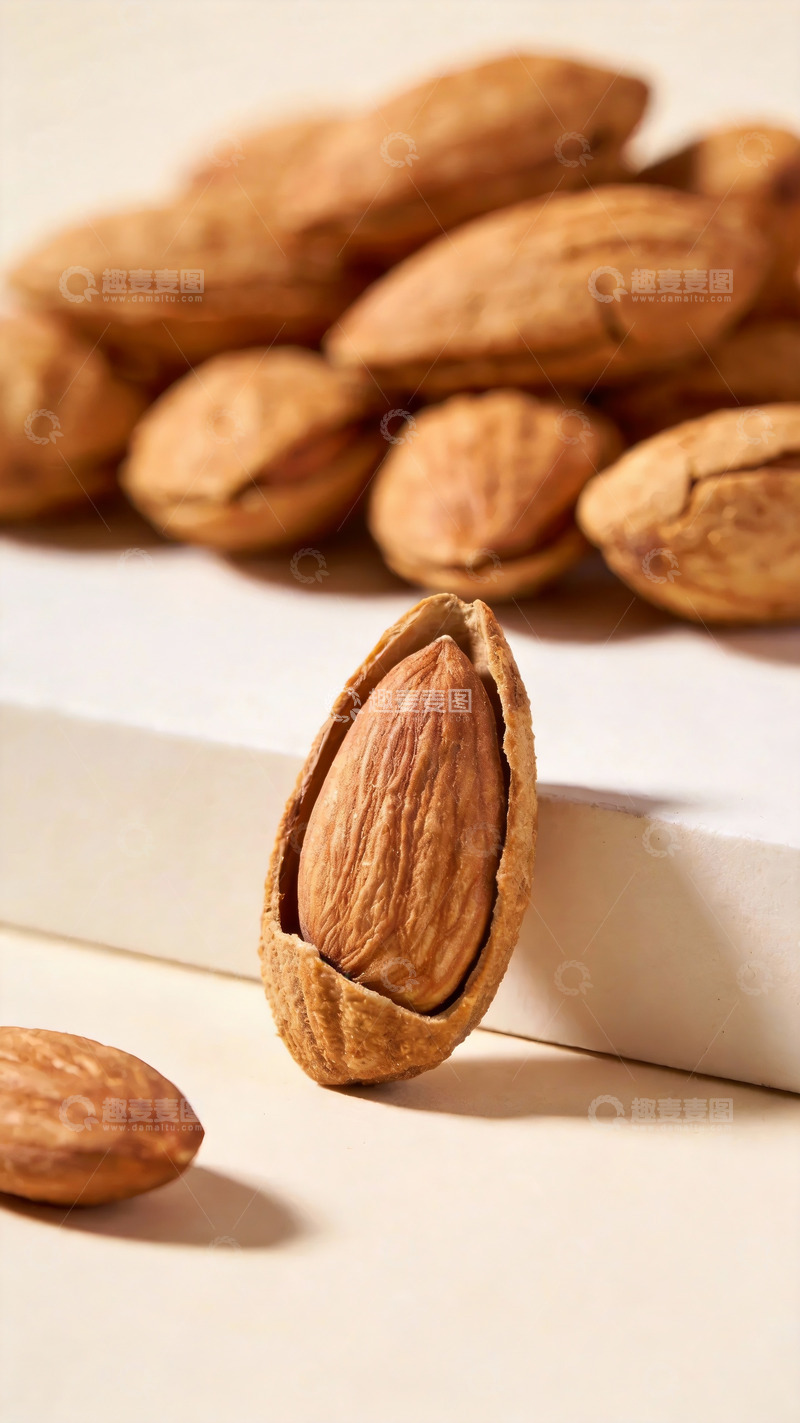高清大图下载【趣麦麦图】极简坚果摄影1