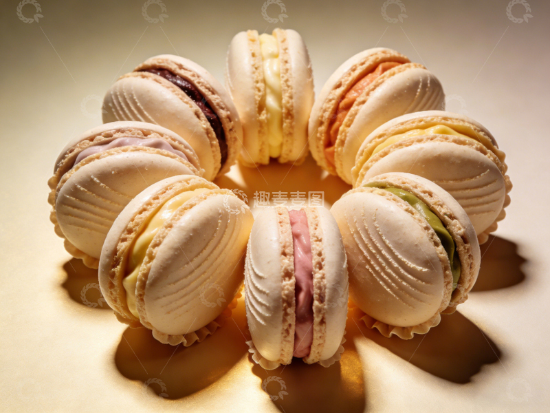 高清大图下载【趣麦麦图】马卡龙甜点美食摄影1