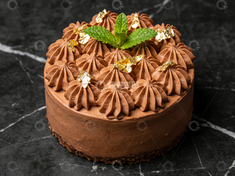 高清大图下载【趣麦麦图】巧克力蛋糕美食摄影2