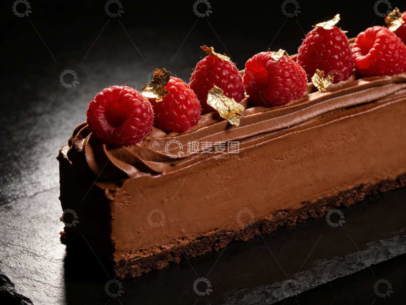 高清大图下载【趣麦麦图】巧克力蛋糕美食摄影4