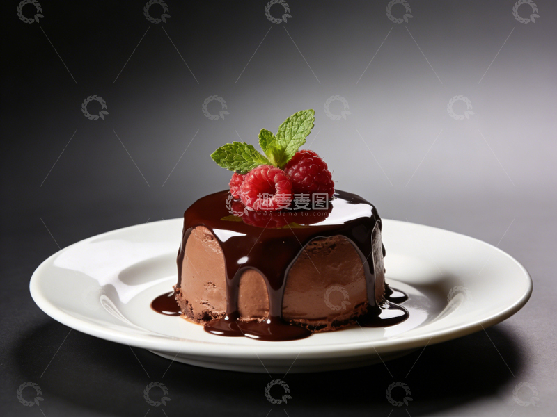 高清大图下载【趣麦麦图】巧克力甜点美食摄影图片