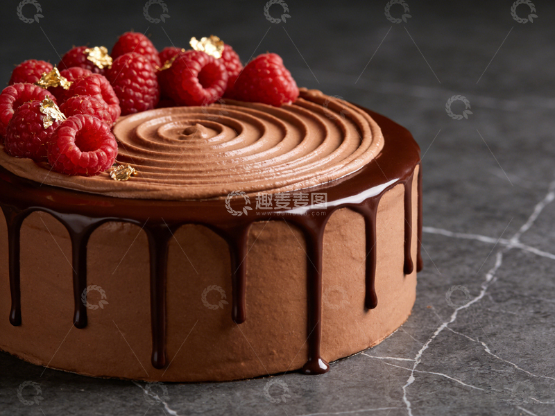 高清大图下载【趣麦麦图】巧克力蛋糕美食摄影图片