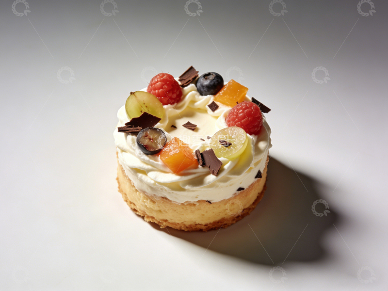 高清大图下载【趣麦麦图】奶油水果蛋糕美食摄影