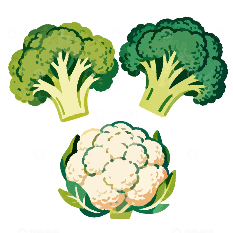源文件下载【趣麦麦图】-卡通蔬菜插画设计素材