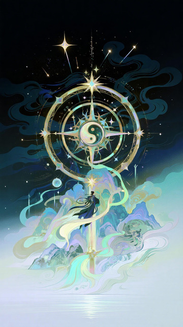 奇幻魔法阵梦幻插画