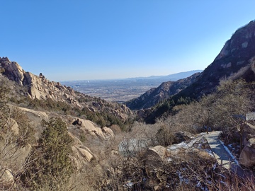 山景冬日风光摄影