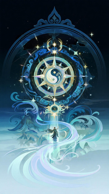 神秘魔法阵奇幻插画