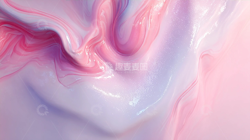 高清大图下载【趣麦麦图】梦幻粉色星云奇观