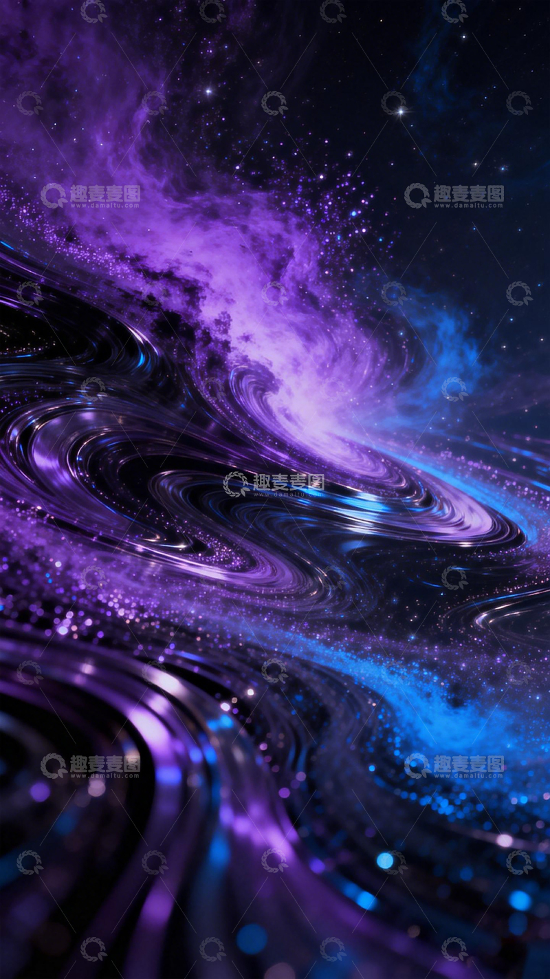 高清大图下载【趣麦麦图】星空星系梦幻视觉艺术