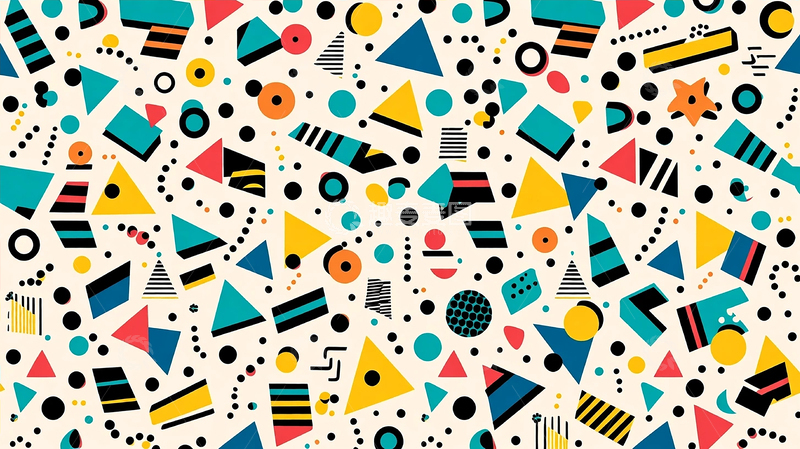 高清大图下载【趣麦麦图】抽象拼贴的梦境空间