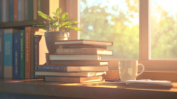 书桌上的温暖时光碎影