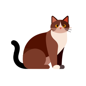 卡通猫咪插画矢量素材