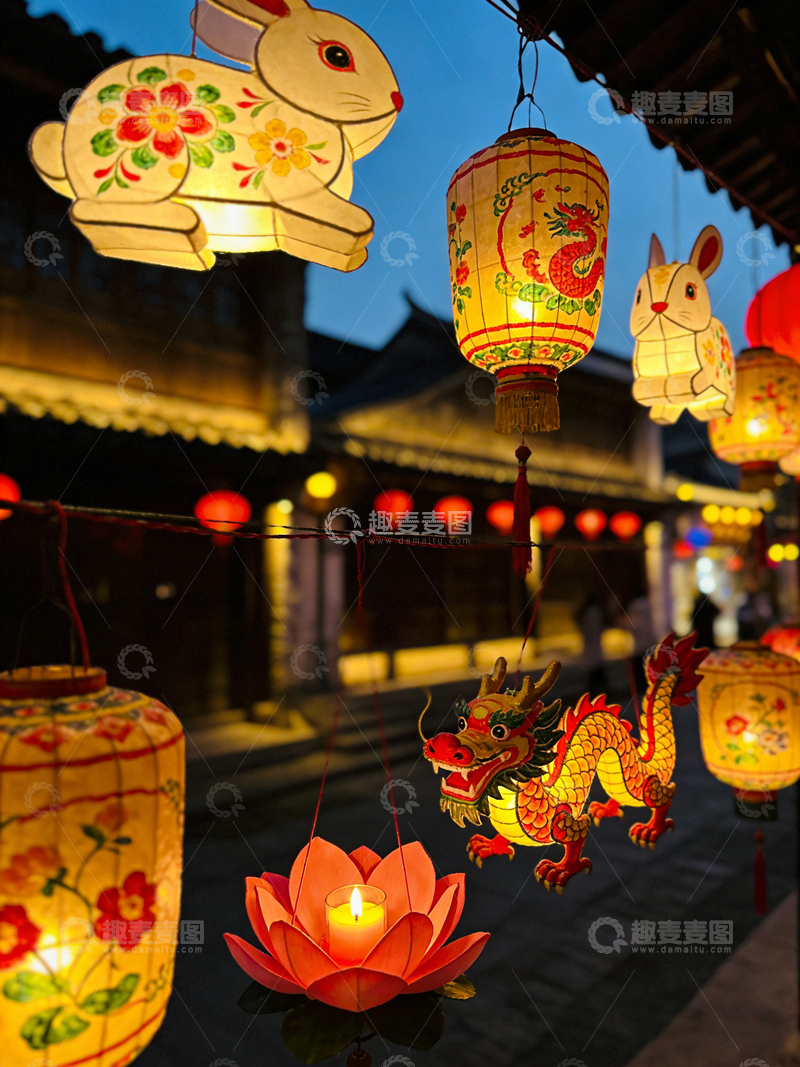 高清大图下载【趣麦麦图】元宵节花灯展