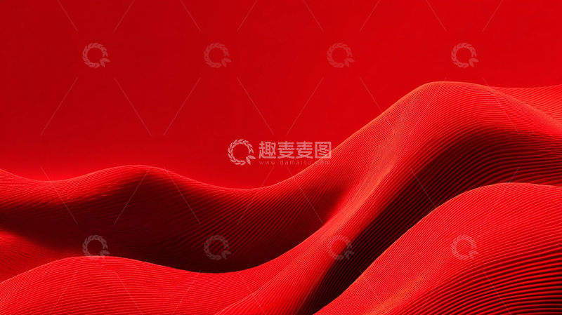 高清大图下载【趣麦麦图】红色梦境的流动艺术