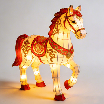 小马花灯装饰