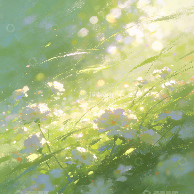 高清大图下载【趣麦麦图】春日轻盈奇幻插画2