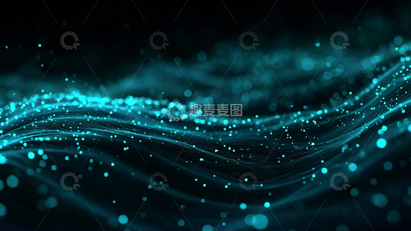 高清大图下载【趣麦麦图】量子涟漪里的星辰之舞