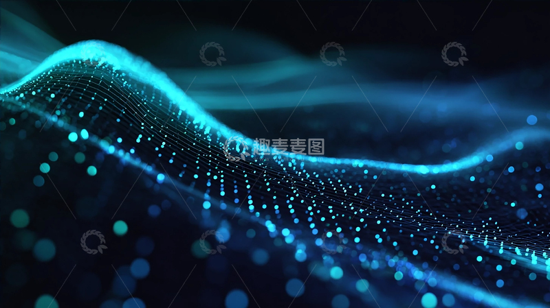 高清大图下载【趣麦麦图】数据之海的流光溢彩