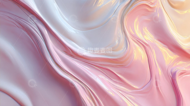 高清大图下载【趣麦麦图】梦幻流光的粉色漩涡