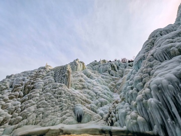 冰川壮观冰雪景象自然景观