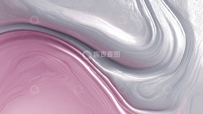 高清大图下载【趣麦麦图】迷幻的粉白交响曲