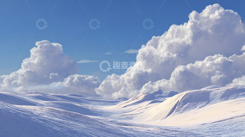 高清大图下载【趣麦麦图】雪原深处的梦境幻影