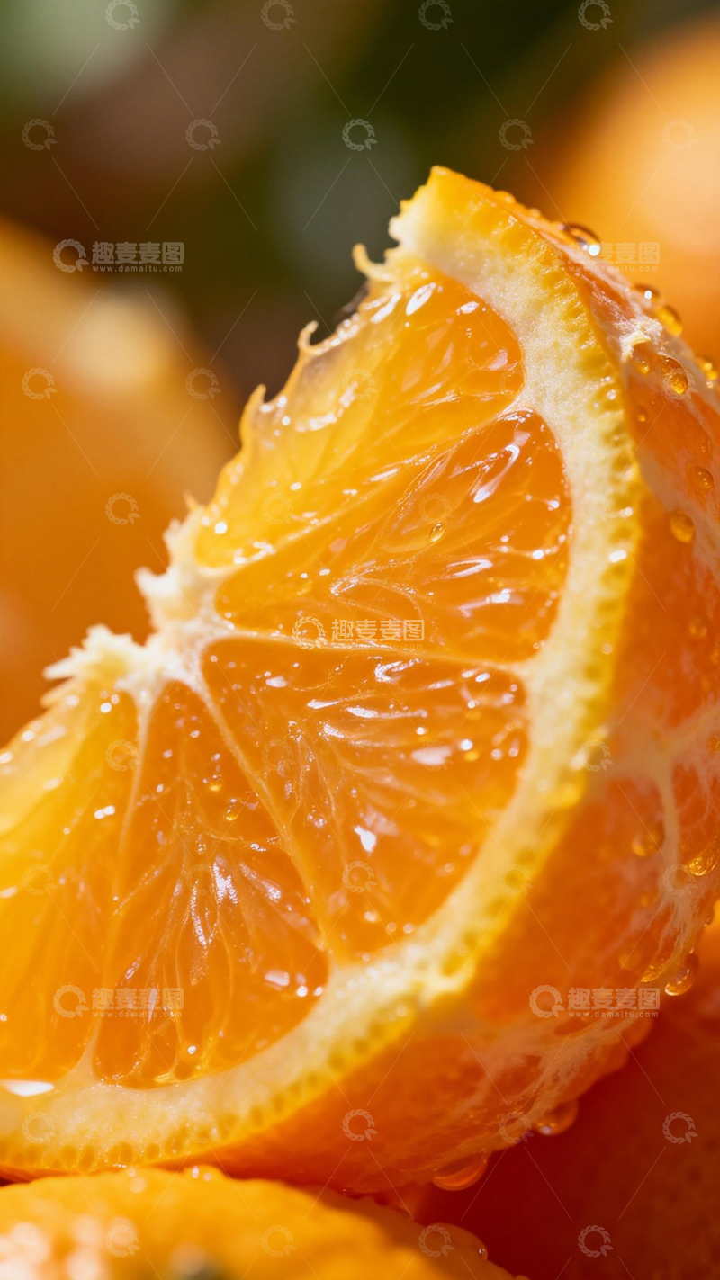 高清大图下载【趣麦麦图】鲜橙子特写摄影图